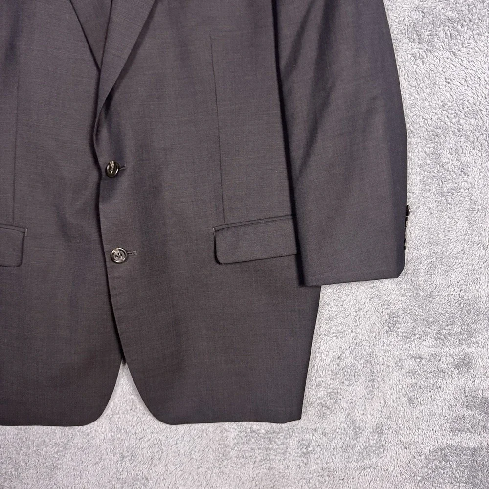 Ralph Lauren Blazer Men 48L Wool Suit Jacket 2 Button Vintage Chocolate Brown